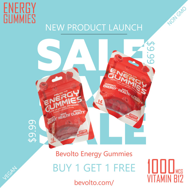 B12 Energy Gummies - By Bevolto