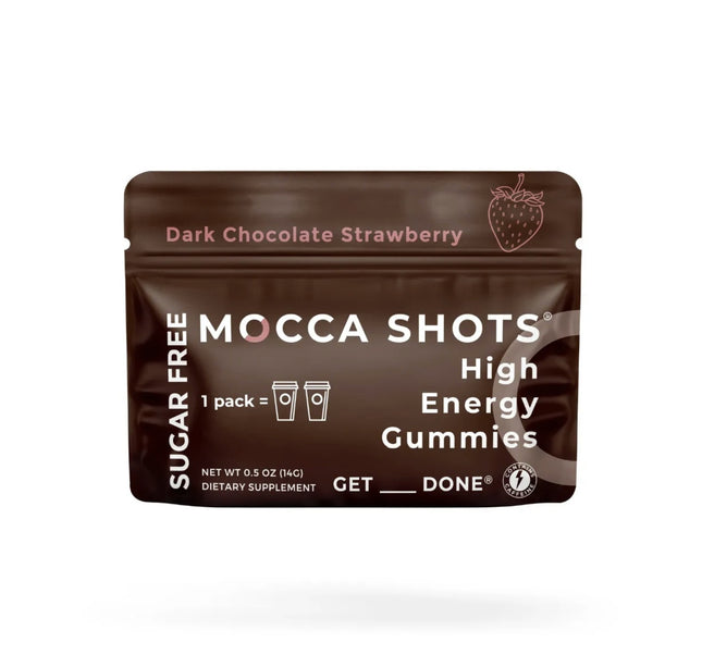 Dark Chocolate Strawberry Mocca Shot - Seattle Gummy Company