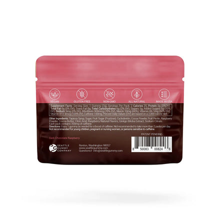 Dark Chocolate Raspberry Mocca Shot - Seattle Gummy Company